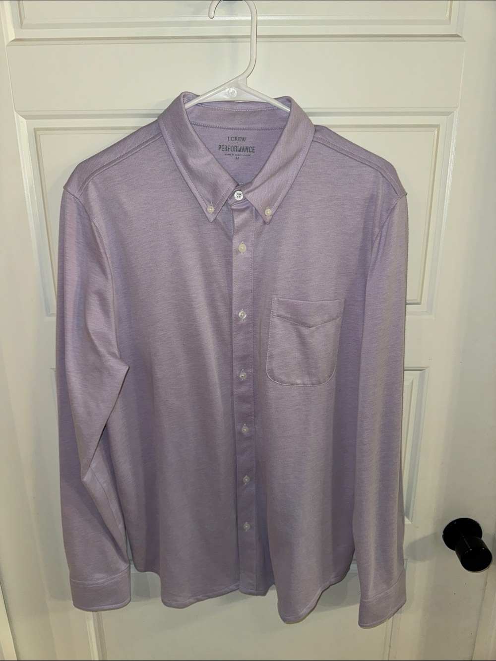 J. Crew Men's Light Lavender Button-Down Shirt